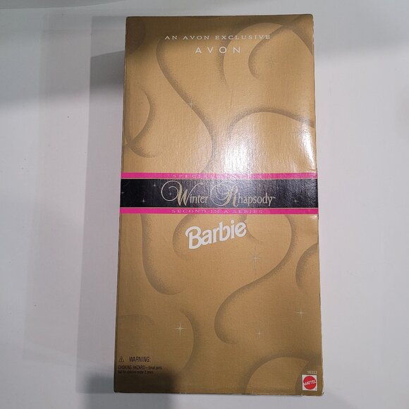 1996 Mattel 16873 Winter Rhapsody Barbie Brunette Special Edition New NRFB - Picture 3 of 9